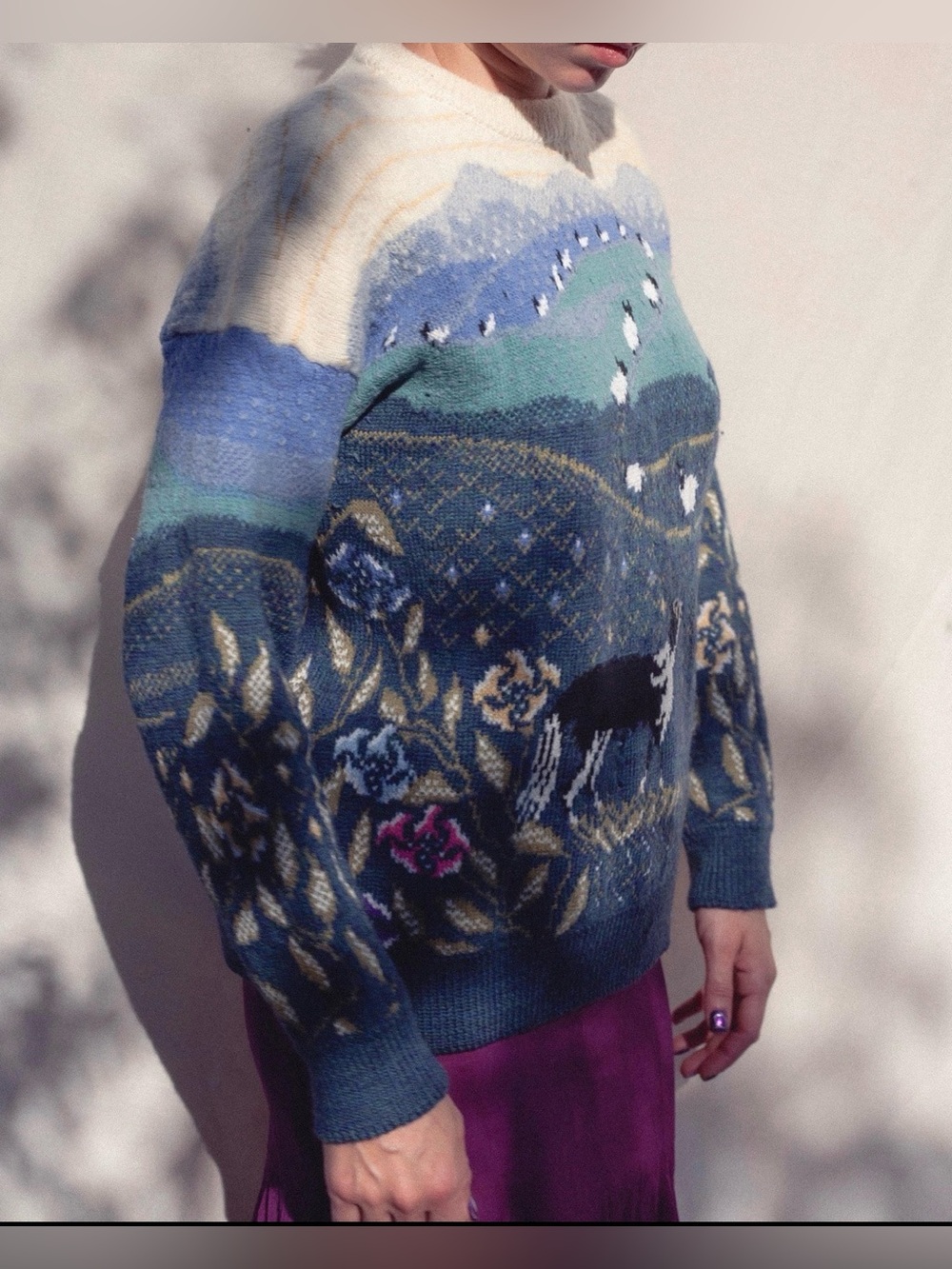 Vintage Beautiful cottagecore sweater Simply Splendid